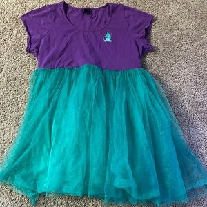 ***SOLD**** Torrid Disney Little Mermaid Ariel Tulle Skater Dress